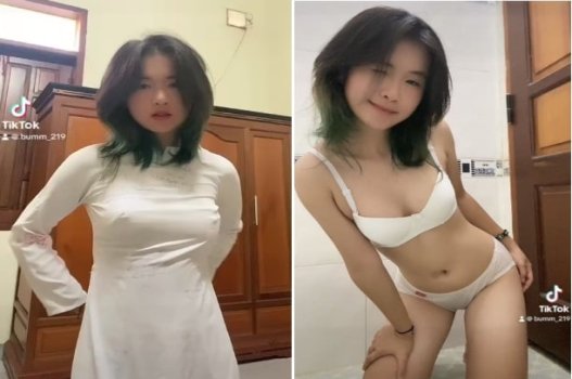 Hạnh phúc khi có em nữ sinh xinh đẹp và quyến rũ