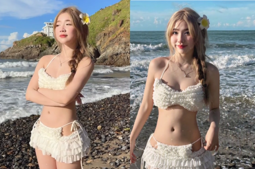 Hoa khôi Ngọc Diễm da trắng xinh yêu kiều