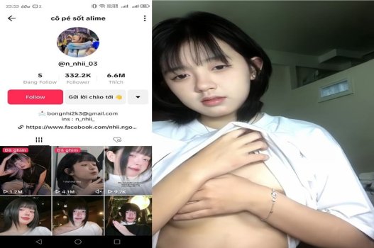 Ngọc Nhi đẹp người mặn nồng vếu căng tròn
