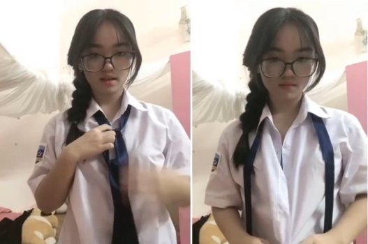 Phim sex nữ sinh kính cận với mông cực phẩm
