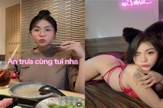 Sex quyến rũ của Tiktoker xinh đẹp dáng thon