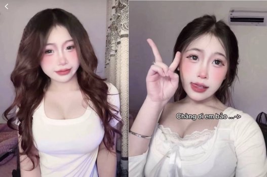Thỏ baby Tik toker vóc dáng bốc lửa và da trắng mịn