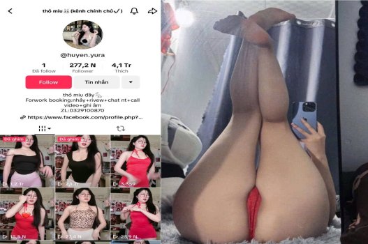 Thỏ Miu cơ thể gợi cảm khi nhảy múa linh hoạt trong phòng trọ