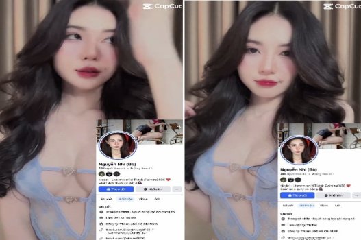 Tiktoker đẹp Nguyễn Nhi da trắng tung clip nóng bỏng